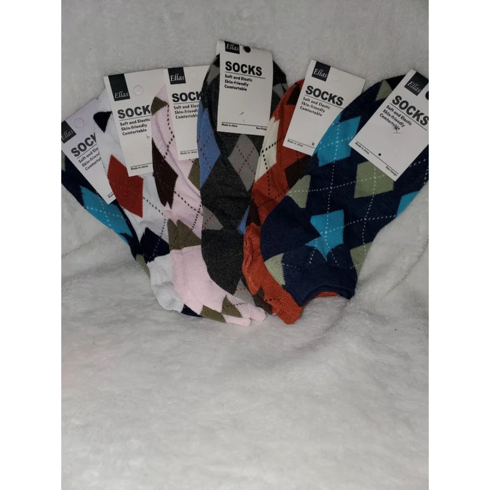 Argyle Unisex Hosiery & Socks One Size Multi-color